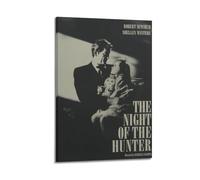 SHAUREWNYY Poster du film The Night of The Hunter Movie 2 - Décoration murale vintage - Impression sur toile pour salon, chambre à coucher, 40 x 60 cm - Style cadre