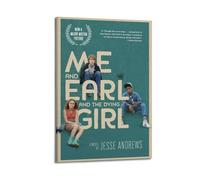 SHAUREWNYY Poster esthétique sur toile Me And Earl And The Dying Girl - Décoration murale vintage pour salon, chambre à coucher - 40 x 60 cm - Style cadre