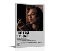 SHAUREWNYY Poster The Edge of Love - Décoration murale vintage - Peinture sur toile pour salon, chambre à coucher, 40 x 60 cm - Style cadre