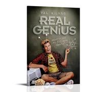 SHAUREWNYY Real Genius Poster décoratif sur toile vintage pour salon, chambre à coucher, 40 x 60 cm, style cadre