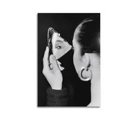 SHAUREWNYY Sade Poster décoratif sur toile vintage pour salon, chambre à coucher, 40 x 60 cm, sans cadre