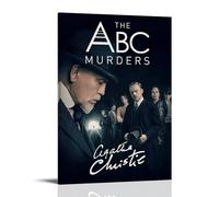 SHAUREWNYY The ABC Murders Poster décoratif sur toile vintage pour salon, chambre à coucher, 20 x 30 cm, style cadre