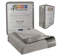 Shavel Micro Flanelle Couverture, Ardoise, King