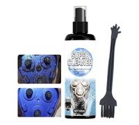 Shaver Cleaning Solution, Electric Shaver Cleaner, Electric Shaveer Cleaning Solution, 120ml Washing Care Spray for Shaveer with Brush for Home Barber Bathroom Shower Dormitory Apartment