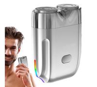 Shaveres électriques pour hommes : rasoir ergonomique pour homme, shavers électriques de voyage | SHAVER ÉLECTRIQUE Double anneau Masse flottant, Voyageur Shaver portable de masse pour homme Précisi