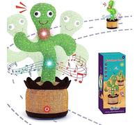 SHAVINGFUN Cactus Parlant en Peluche - Peluche chantante et enregistrant la Voix Qui répète ce Que Vous Dites - Jouet éducatif pour bébés