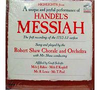 SHAW HIGHLIGHTS FROM HANDEL'S MESSIAH vinyl record