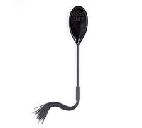 Shawa Fouets en Cuir et Glands en silicone double Couche Fouets 45cm, Cravache Fetish PU Fouet SM & Bondage Sex Toys Jouet Sexuel Fouets Sexy Tools pour Adulte