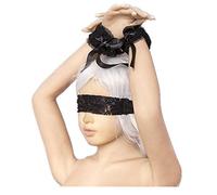 Shawa Masque Jouets Sexe pour Adultes Masque et Menottes en Dentelle SM & Bondage Kits Esclave de Bal Sexy Bal Party Mascarade Cosplay Halloween Masque Blindage des Yeux,Noir