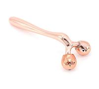 ShawFly 3D Mini Masseur Facial Soins de La Peau Visage Masseur Corps Corps Raffermissant Outils pour V-lifting Visage Pétrissage Corps Minceur pour Lifting Du Visage et Corps Anti-Rides (or)