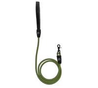 ShawnCo Basecamp Laisse pour chien en corde durable avec rembourrage en néoprène doux, poignée réfléchissante pour chiens de petite, moyenne et grande taille (vert olive, 1,5 m)