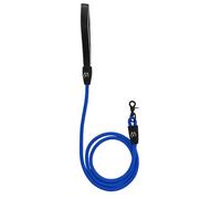 ShawnCo Basecamp Laisse pour chien en corde durable avec rembourrage en néoprène doux, poignée réfléchissante pour chiens de petite, moyenne et grande taille (bleu électrique, 1,8 m)