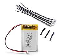 SHAWOROCE 802540 Batterie 850 mAh 3,7 V compatible avec Sena 10S 10S-01 20S Evo 20S-01 30K 30K-01D 50S EVO30 SF2 SP46 LEXIN B4FM Motos Casque Bluetooth Intercom Li-ion Lithium-Polymère