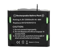 SHAWOROCE Batterie 2000 mAh 4,8 V compatible avec stimulateur musculaire Compex Energy Sport Elite Fitness SP2 SP4 Mi-Fitness Mi-Sport Performance Mi-Ready Muscle Stimulateur NI-MH rechargeable