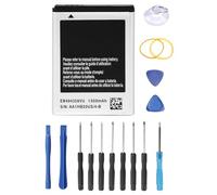 SHAWOROCE Batterie EB494358VU EB464358VU compatible pour téléphone portable Samsung Galaxy Ace GT-S5830 GT-S5839i DuoS GT-S6802 Gio GT-S5660 GT-S5670 GT-B5512 Li-ion 1350mAh 3.7V avec kit d'outils de