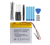 SHAWOROCE Batterie SM-03 SP624038 - 1200 mAh - 3,7 V - Compatible avec casque sans fil Sony WH-1000XM3 WH-1000XM4 WH-XB900N WH-CH710N WH-H910N - Batteries Li-polymère avec fiche JST