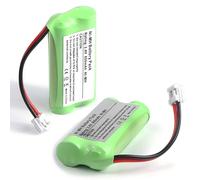 SHAWOROCE Lot de 2 batteries rechargeables 800 mAh 2,4 V compatibles avec téléphone Medion DECT MD83242 MD83282 MD83542 S63062 S63065 Swissvoice DP500 DP550 NI-MH GPHC05RN01 VT50AAAALH2 BMJZ
