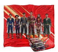 SHAZAM MOVIE Plaid Super Doux Fury of The Gods au Toucher, 152 x 127 cm