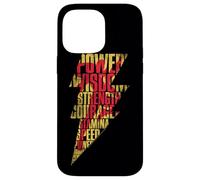 Shazam! Movie Shazam Lightning Text Coque pour iPhone 14 Pro Max