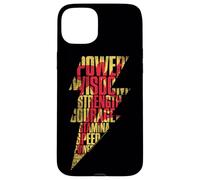 Shazam! Movie Shazam Lightning Text Coque pour iPhone 15 Plus
