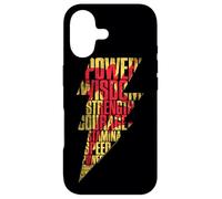 Shazam! Movie Shazam Lightning Text Coque pour iPhone 17
