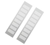 SHAZANZ Grille D'aération, 2 Pièces De Largeur 7,87 Pouces Grilles De Ventilation Grille D'aération for Armoire À Chaussures Grille De Ventilation À Persiennes(200x350mm)