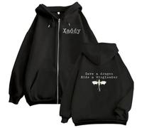 SHBCTGJ Sweat À Capuche Zippé Fourth Wing Basgiath War College Hommes/Femmes Rétro Mode Manches Longues Hoodie -I||m