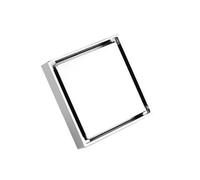 SHBHWS Ensembles De Drain Sol Invisibles, Accessoires Salle Bain, Douche, Toilettes, carrelage Drainage pour Cuisine, Salle de Bain et Toilettes(Chrome)