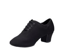 SHBHWS Femmes Chaussures De Danse Jazz Latin Salle Bal Chaussure Talons Hauts Dames Pratique Formation Moderne Populaire Baskets Femme pour Les Représentations Scéniques(Stretch Fabric,9.5)