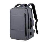 SHBHWS Sac à dos étanche de grande capacité for hommes, chargeur USB, sacoche for ordinateur portable, voyage d'affaires, sac bagages Pour L'école, le Travail, les Voyages(GRAY)