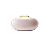 SHBHWS Sac à main tendance et personnalisé for femme, sac bandoulière simple, joli couleur ivoire perle Pour un Mariage Ou Un Dîner(C-86 white1)