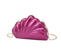 SHBHWS Sac classique en forme d'éventail, couleur perle, sac à main, de soirée, bandoulière chaîne, simple Pour un Mariage Ou Un Dîner(Color03)