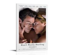 SHCOND Poster décoratif « Don't Worry Darling » - Poster mural haut de gamme - Décoration de chambre à coucher, style rétro - Décoration de chambre à coucher - Style rétro - 40 x 60 cm
