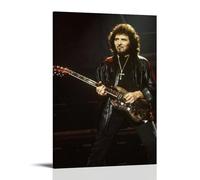 SHCOND Tony Iommi Poster mural haut de gamme, style rétro, décoration de chambre, style rétro, pour chambre d'adolescent, salon, chambre à coucher, avec cadre, 60 x 90 cm