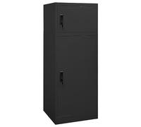 ShCuShan Armoire pour selle anthracite 53 x 53 x 140 cm en acier, placard, pour selle, en acier, avec 2 portes, armoire de selle en acier, armoire pour Atrezzi équitation