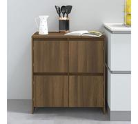 ShCuShan Buffet Chêne Marron 70x41x75 cm Bois d'ingénierie,Buffet De Cuisine Moderne,Buffet Salon,Meuble Chambre