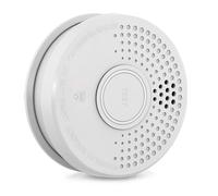 SHD by OneConcept Detecteur de Fumée, 1x Alarme Incendie Détecteur Fumée pour la Maison, Bureaux, Detecteur de Fumee de Cuisine à Capteur Optique avec Fonction Test et Silencieux, Détecteurs de Fumée