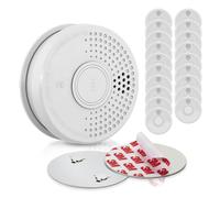 SHD by OneConcept Detecteur de Fumée, 20x Alarme Incendie Détecteur Fumée pour la Maison, Bureaux, Detecteur de Fumee de Cuisine à Capteur Optique avec Fonction Test et Silencieux, Détecteurs de Fumée