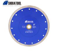 SHDIATOadvocate-Lame de Scie Diamantée pour Ministres les Carreaux de Céramique, le Marbre, le Granit, Disque Circulaire, Diamètre 200mm, 8 Pouces, 1 Pièce 1Pc