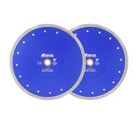 SHDIATOOL 2Pcs Disque à Tronçonner Diamant Dia 250mm avec X Maille Turbo Lame de diamant pour Tuile Marbre Granit Céramique （10 Pouces）