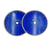 SHDIATOOL 2Pcs Disque à Tronçonner Diamant Dia 300mm avec X Maille Turbo Lame de diamant pour Tuile Marbre Granit Céramique （12 Pouces）