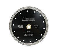 SHDIATOOL Diamond Porcelain Saw Blade with Mesh Turbo Rim Segment Cutting Tile Ceramic Granite Marble