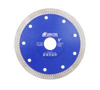 SHDIATOOL Disque à Tronçonner Diamant 125x22,23mm Disque Coupe Carrelage | Disque Faience 125mm Lame Scie Diamanté pour Gres Cerame Céramique Porcelaine Tuile Marbre Granit, X Maille, 5 Pouces