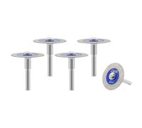 SHDIATOOL Disque de coupe diamantée pour verre, 40mm Mini lame de scie diamantée avec tige de 6mm pour carrelage céramique porcelaine marbre granit pierre artificielle sur perceuse pack de 5