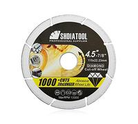 SHDIATOOL Disque de Coupe en Métal Diamant 115 mm pour Tube d'acier Barres d'armature en fer Cornière en acier