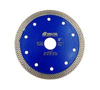 SHDIATOOL Disque Diamant 125mm Lame à Tronçonner pour Carrelage | 125 x 22,23mm Disque coupe Gres Cerame Tuile Carreaux Céramique Porcelaine Marbre Granit Pierre, Turbo X Maille 5 Pouces