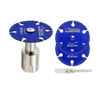 SHDIATOOL Disque diamant 50MM, bride M14, épaisseur 1MM, adapté pour métal, fer, marbre, granit, maçonnerie, lot de 3