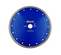 SHDIATOOL Lame de scie Turbo Mesh diamantée avec segment de jante en X pour carreaux de céramique Diamètre en céramique 230 mm