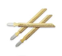 SHDIATOOOL Lames de Scie Sauteuse Diamantée pour Marbre Plastique 100mm | Lame Scie Sabre Disques Professionnelle Couper Bois, Platre, Fibre de Verre, Brique, Disque Brasé Sous Vide 3 Pièces Doré