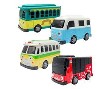 SHDIEHJFMLDH 5 Pièces Mini Voitures Jouets Enfant,Pull Back Voiture, Mini Modèle de Bus Jouet,pour Les Tout-Petits, Les GarçOns Et Les Filles 'Jeu éDucatif, Cadeau De FêTe d'anniversaire